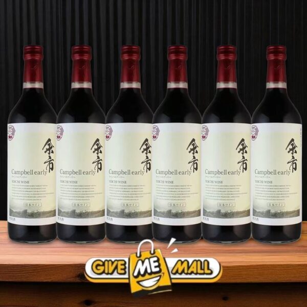 Yoichi Hokkaido Campbell Early Red Wine 720ml *6 bottle