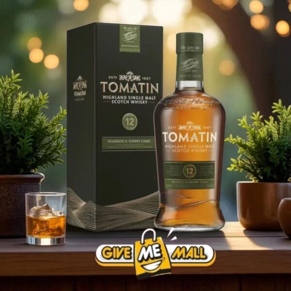 Tomatin 12 Years Old Bourbon & Sherry Casks Scotch Whisky 1000ml