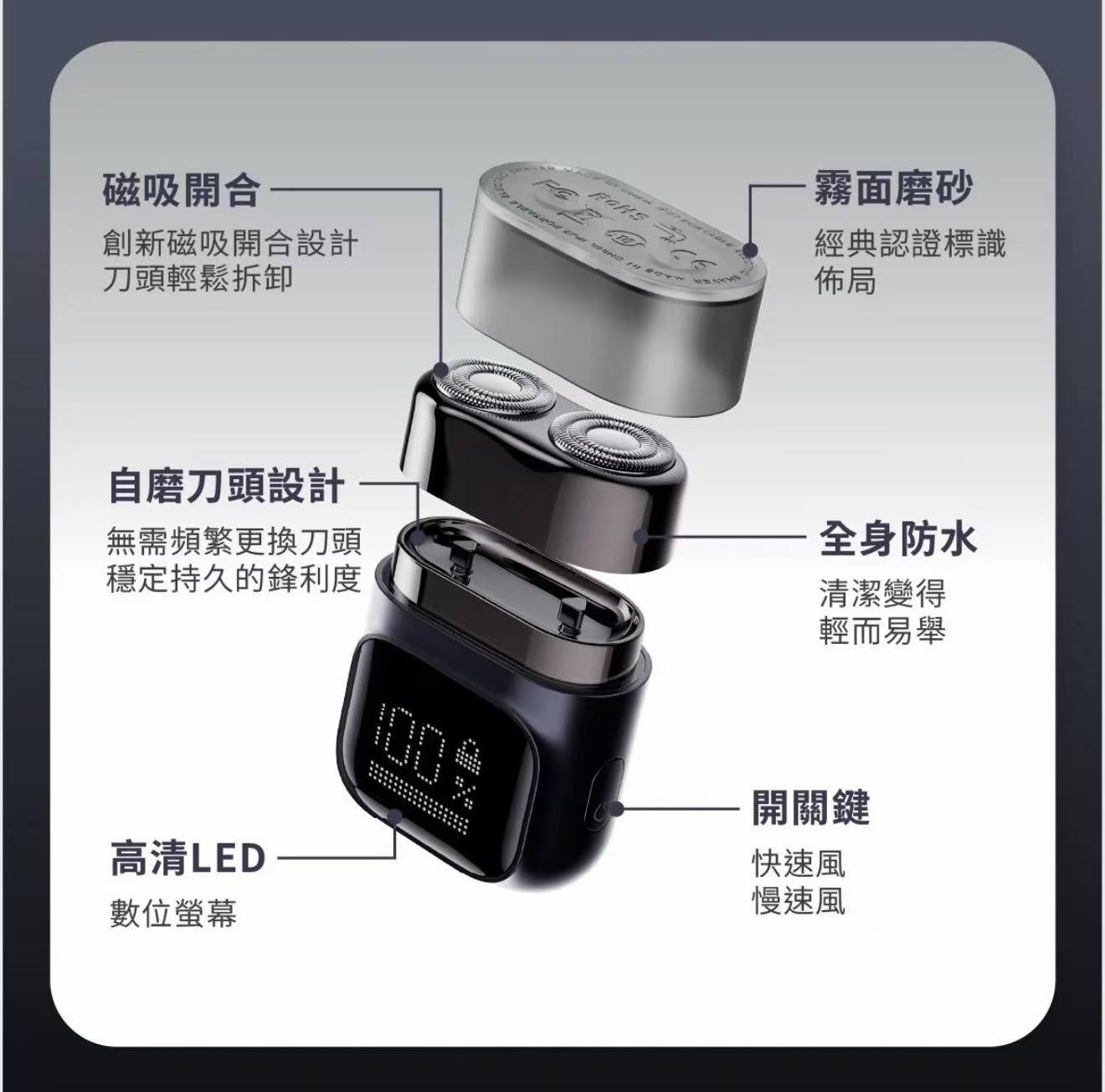 ARGO SKIN1便攜⼝袋剃鬚⼑