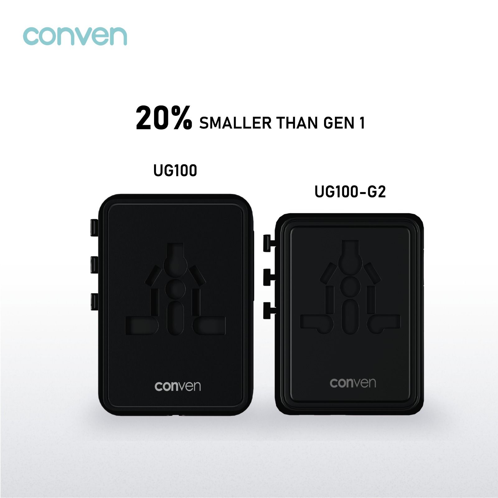 CONVEN UG100-G2 100W GaN 二代環球通用快充 - Image 2